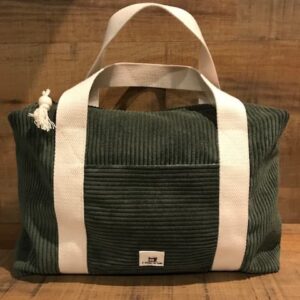 Maxi Trousse velours vert forêt