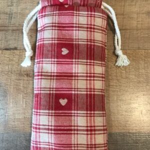 Etui à lunettes tissu coeur