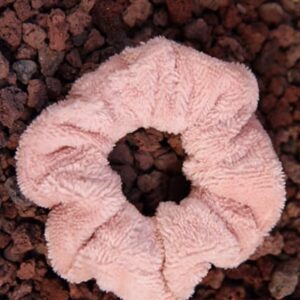 Chouchou éponge rose bonbon