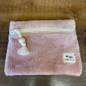 Mini Pochette éponge rose