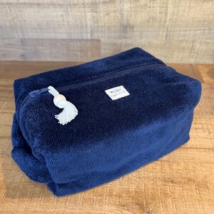 Trousse toilette éponge Bleu Marine