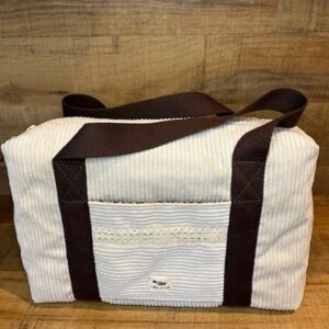 Maxi Trousse velours blanc cassé