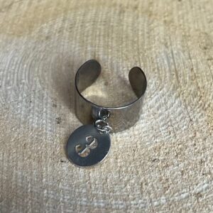 Bague Acier et Breloque n°3