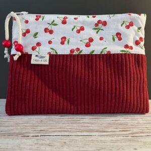 Pochette plate IZA Cerise